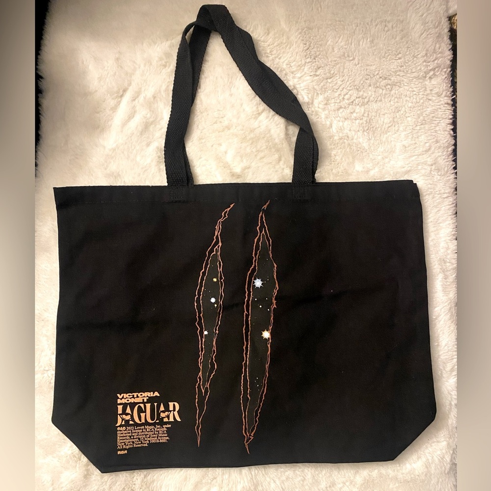 Victoria Monet Concert Jaguar II Tote Bag